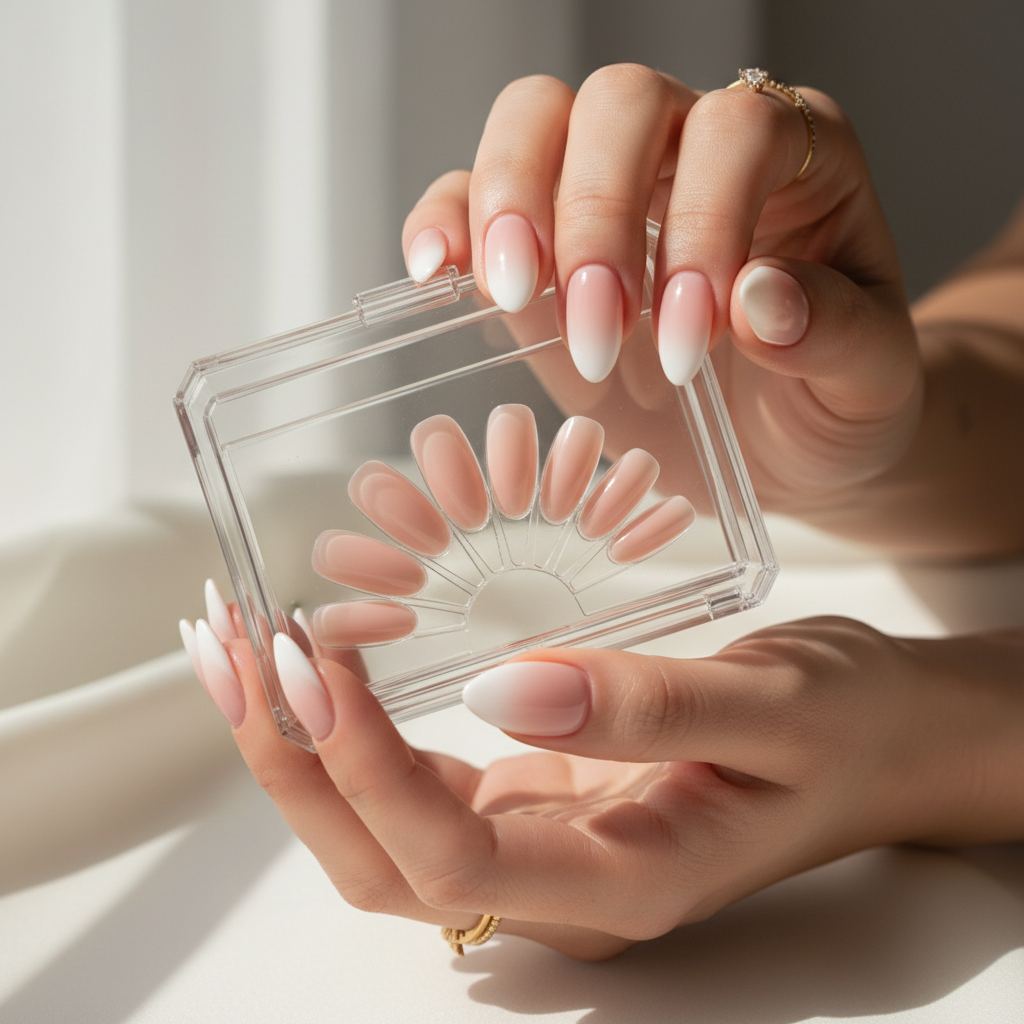 Soft Gel Press On - BabyBoomer Almond
